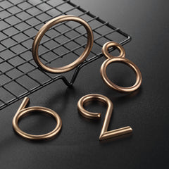 Deluxe Brass Number Sign