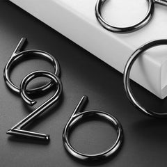 Villa B&B Hotel Metal 3D Brass House Lettering Numbers