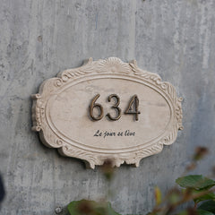 High-End Hotel Guestroom Number Sign Customization