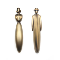 Luxury 3D Metal Restroom Sign