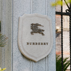 Luxury Boutiques Door Limestone Signage customization