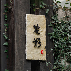 Luxurious Custom Limestone & Metal Plaques for Distinguished Interiors Hotel