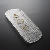 Transparent Glass Sign Metal Lettering Custom Design