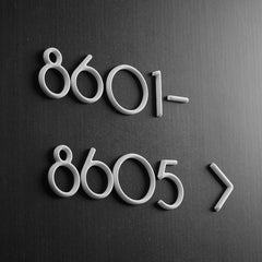 Marble spherical three-dimensional exquisite characters Numbers Signs