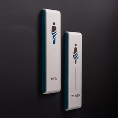 Luxury Restroom Bathroom Lavatory Retreat Signage with Modern Appeal