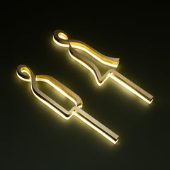 Exclusive Custom LED Toilet Sign
