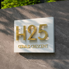 Personalized Elegance MISHE DESIGN Customized Door Plaques Sign