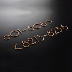 Deluxe Brass Number Sign