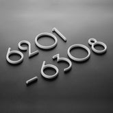 Marble spherical three-dimensional exquisite characters Numbers Signs