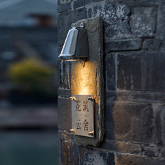 Exclusive Custom Limestone & Brass LED Luminous Signage