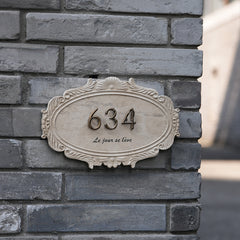 High-End Hotel Guestroom Number Sign Customization