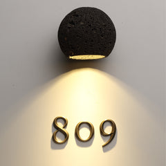 Original Design Stone Luminous Door lamp Sign