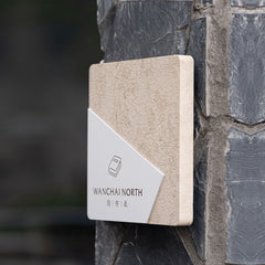 Elite Customized Limestone Signage for Prestigious Interiors Design