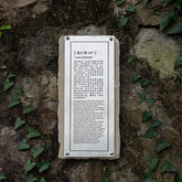 Opulent Stone and Metal Personalized Nameplates Customization