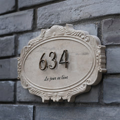 High-End Hotel Guestroom Number Sign Customization