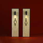 Luxury Hotel Stone Toilet restroom Signage