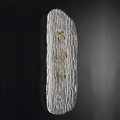 Transparent Glass Sign Metal Lettering Custom Design