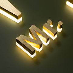 Luxury Custom LED Restroom Sign