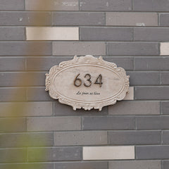 High-End Hotel Guestroom Number Sign Customization
