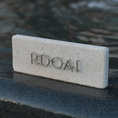 Distinctive Style Custom Metal Aluminum Stone Door Signs