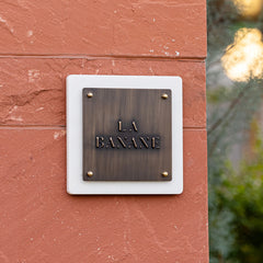 Premium Customized Metal Signs Nameplates for Refined Interiors