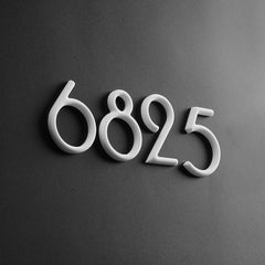 Marble spherical three-dimensional exquisite characters Numbers Signs