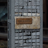 High-End Tailored Stone and Brass Signs for High-End Residences Home Address