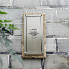 Limestone Boutiques Hotel Salon Door Sign