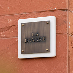 Premium Customized Metal Signs Nameplates for Refined Interiors