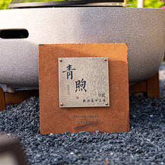 Premium Quality MISHE DESIGN Custom Limestone and Brass Door Signs