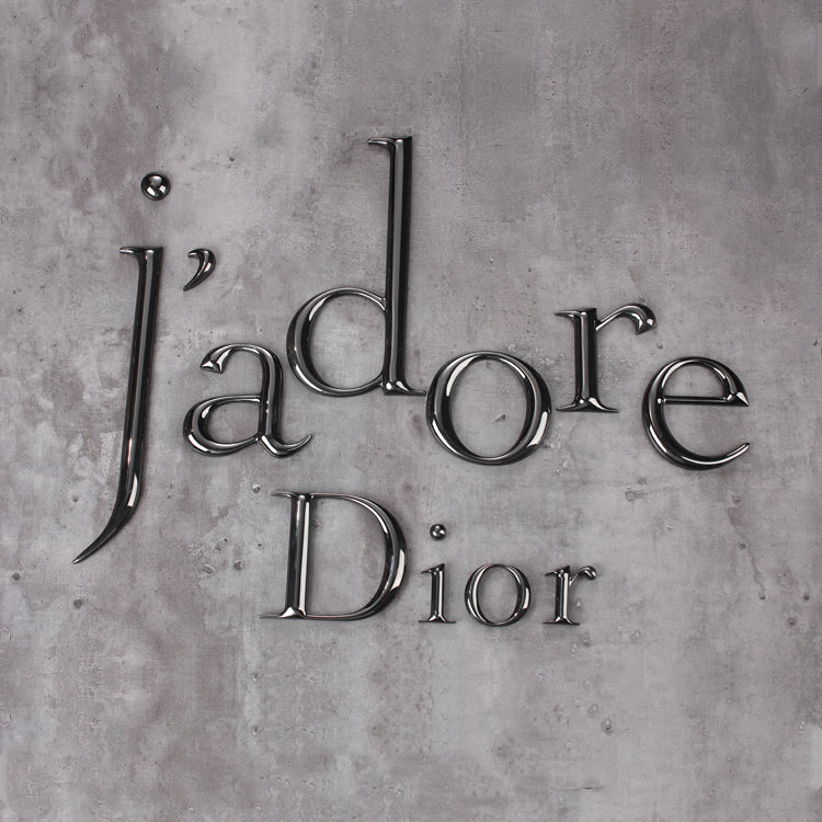 Dior Metal Brass Mirror Three-Dimensional Lettering Customization