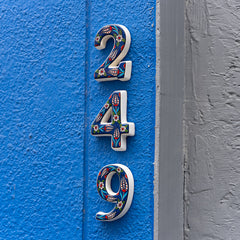 Exquisite Handmade Turkish Ceramic House Numbers Address Number