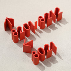 High-End Three Dimensional Metal Aluminum Lacquered Lettering