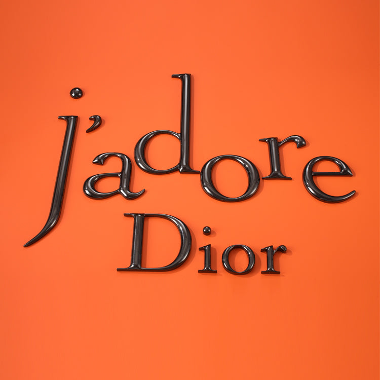 Dior Metal Brass Mirror Three-Dimensional Lettering Customization