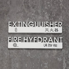 Fire Extinguisher Fire Warning Sign