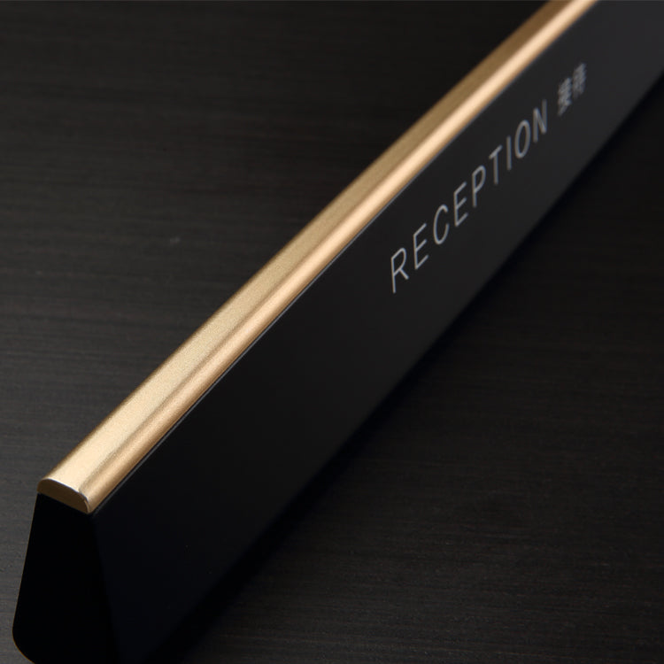 Metal Minimalist Luxury Reception Sign