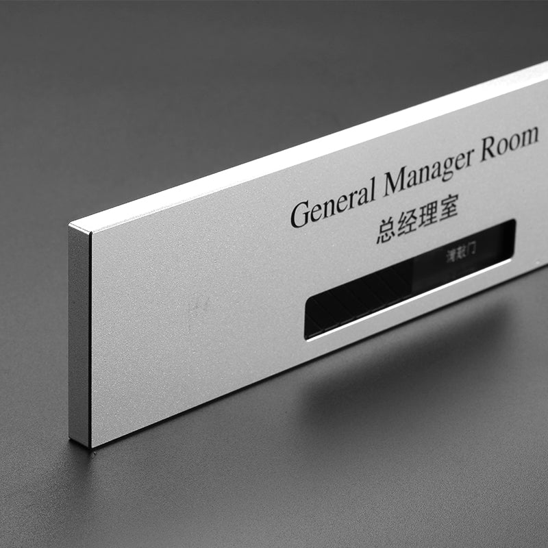 Business Metal Sliding Company Office Doorplates