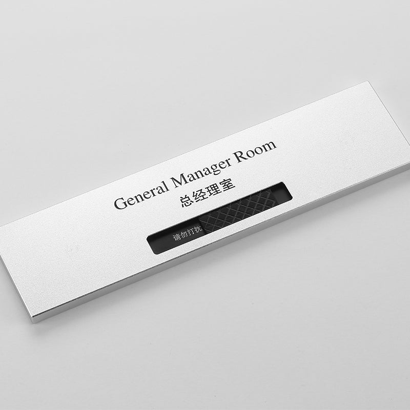 Business Metal Sliding Company Office Doorplates