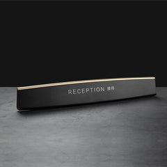 Metal Minimalist Luxury Reception Sign