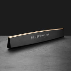 Metal Minimalist Luxury Reception Sign