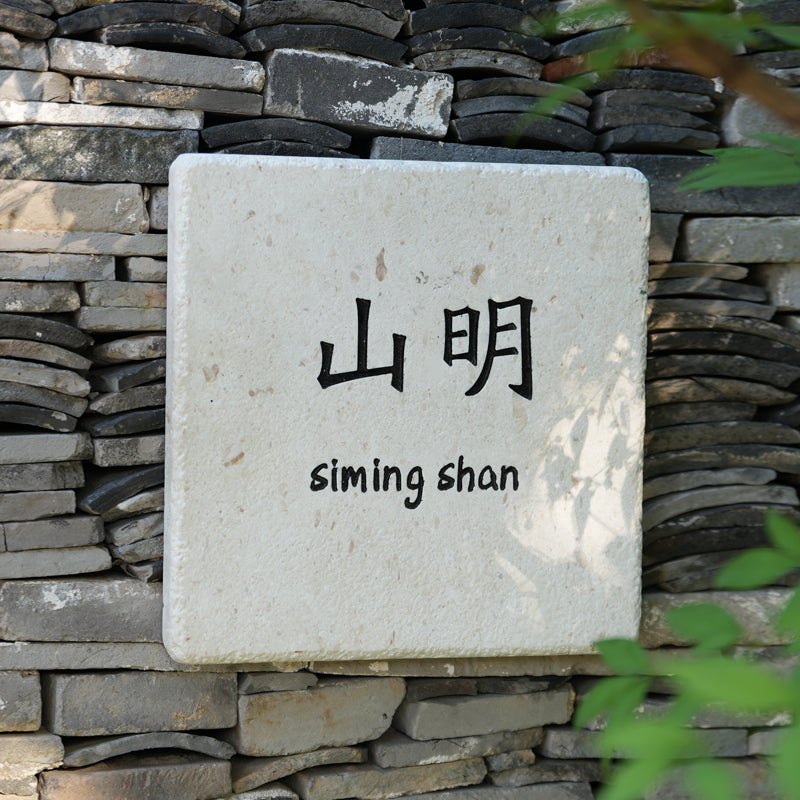 Refined MISHE DESIGN Customization in Limestone Door Business Signs