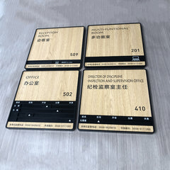 Metal Aluminum Alloy Sliding Doorplate